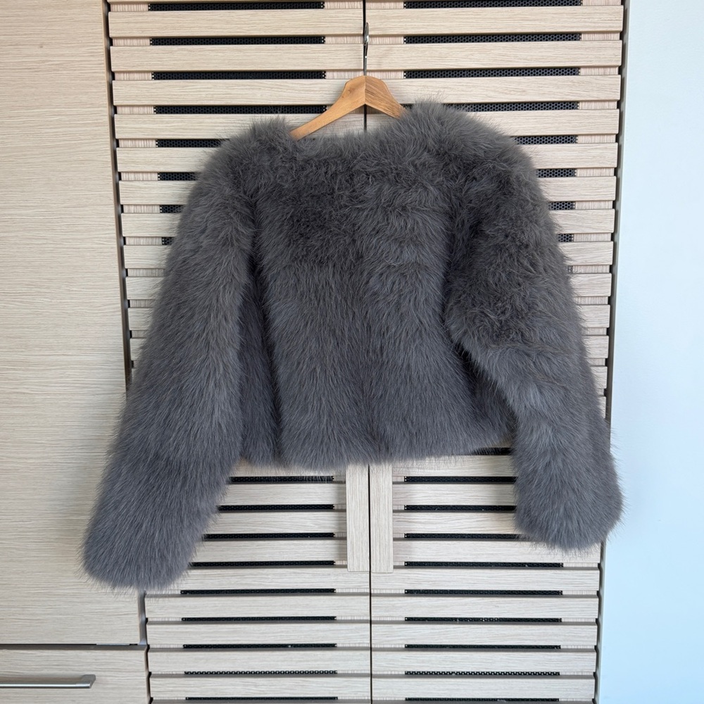 Zara Dark Gray Jacket - Picture 2 of 5